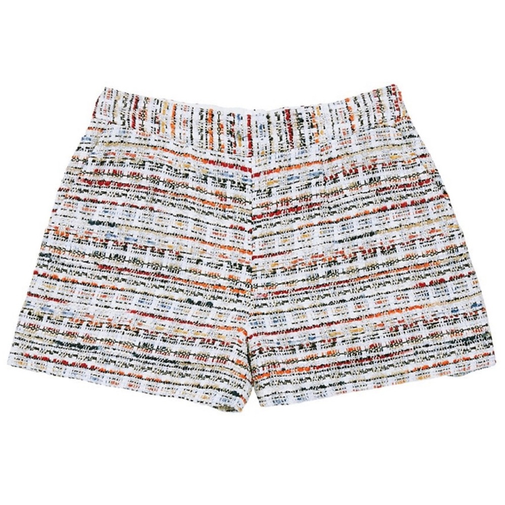 L’AGENCE Ashton Colorful Tweed Shorts